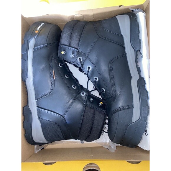 Mens Carhartt work boot Ground Force 6" WP Composite Toe Black 13 M - Picture 4 of 12